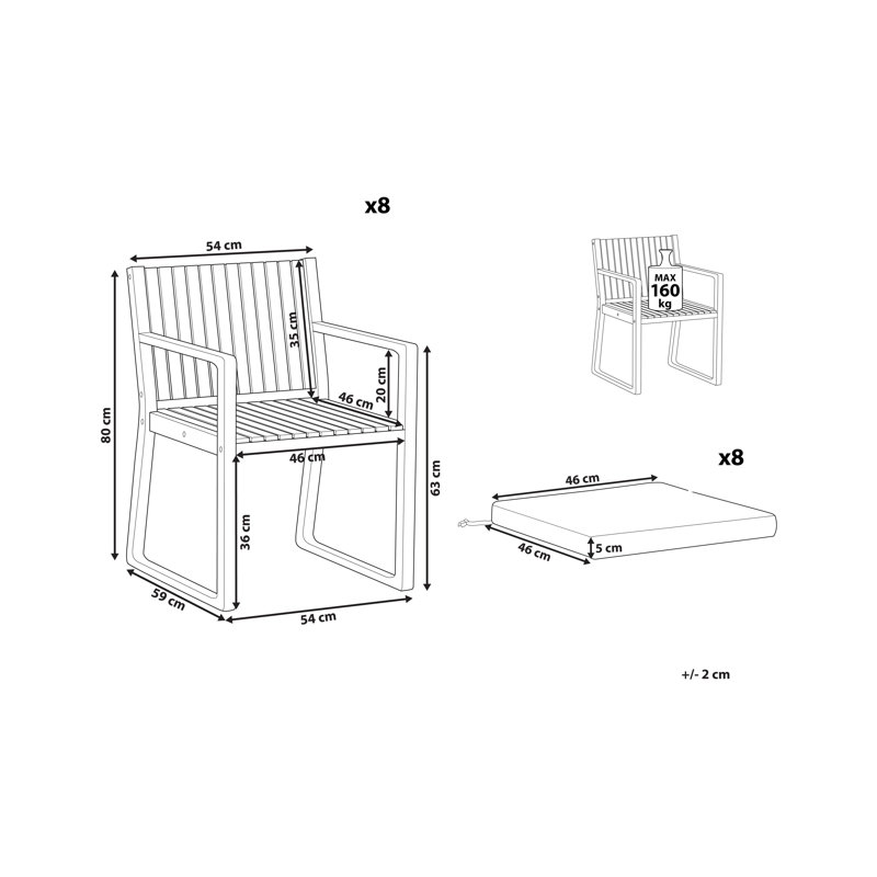 Caron Patio Dining Armchair