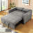 Vadims Upholstered 48.5'' Reclining Sleeper Sofa-1009476400