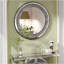 Miroir rond en cristal 33,46 "(85Cm)