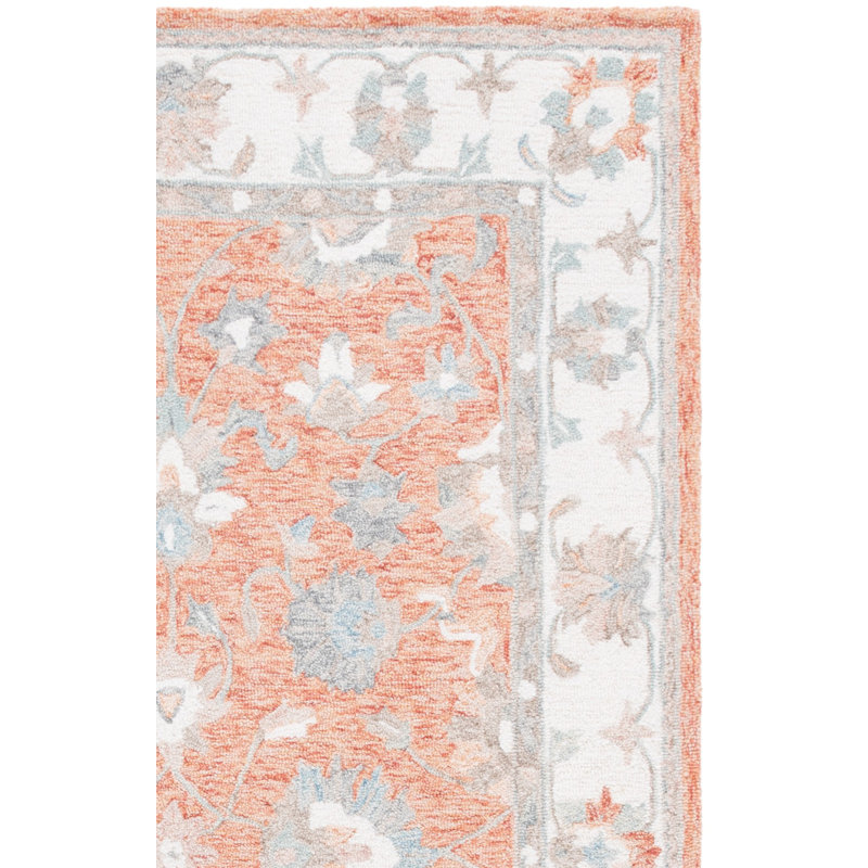 Héritage 125 touffeté à la main 80% laine; Tapis oriental 20% coton, Rectangle 4pi x 6 pi