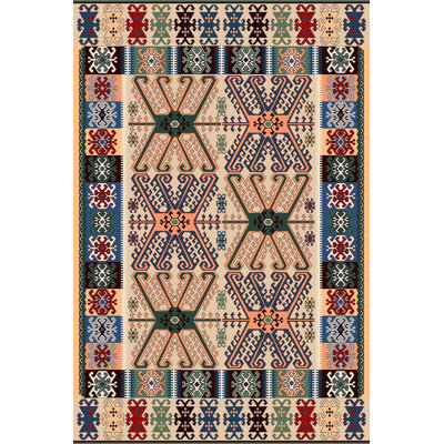Premium 3D Printed Area Rug, 5.2 x 7.5 Feet, 100% Polyester, 650 g/m² | Antibacterial, Non-Slip PVC Dot Underside, Machine Washable | Ideal for Living Room, Bedroom & Home Decor, Soft Pile Height: 0.3 Inches