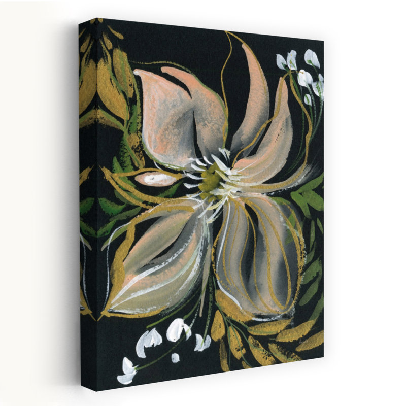 Contemporary Art Contemporary Flower Art by Kristy Rice - Wrapped Canvas Print, 91.44 cm H x 60.96 cm W