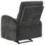 Ensemble de canapé inclinable manuel en chenille 3 pièces Camecia Gris anthracite-579404624-579404625