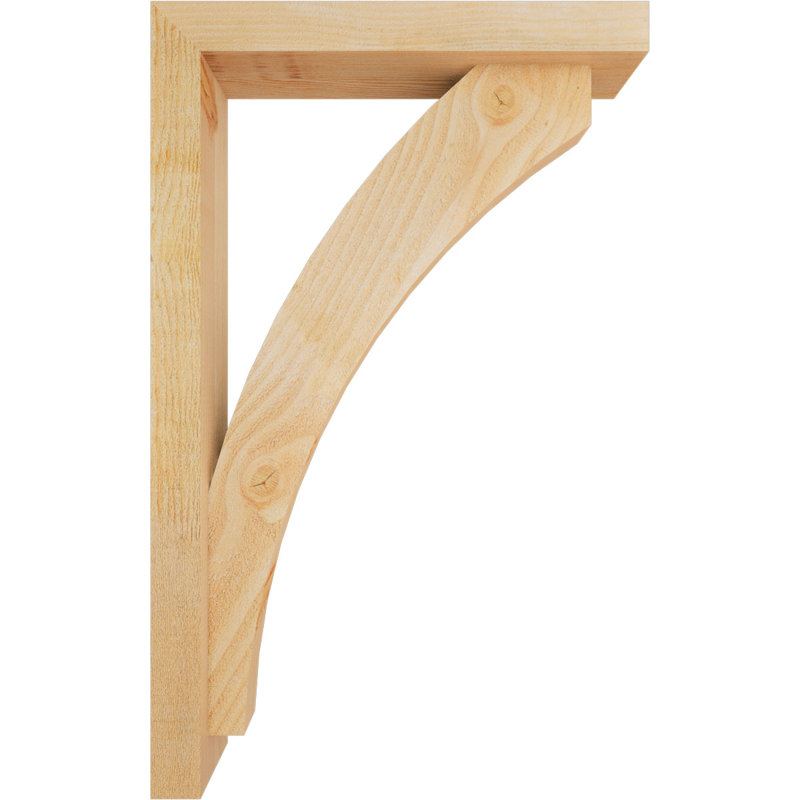 Support de bloc Thorton avec entretoise décalée, 32 x 20, Sapin Douglas de l 4 po (scié brut)