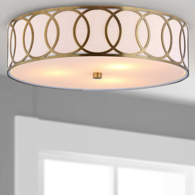 Hershberger Metal LED Flush Mount