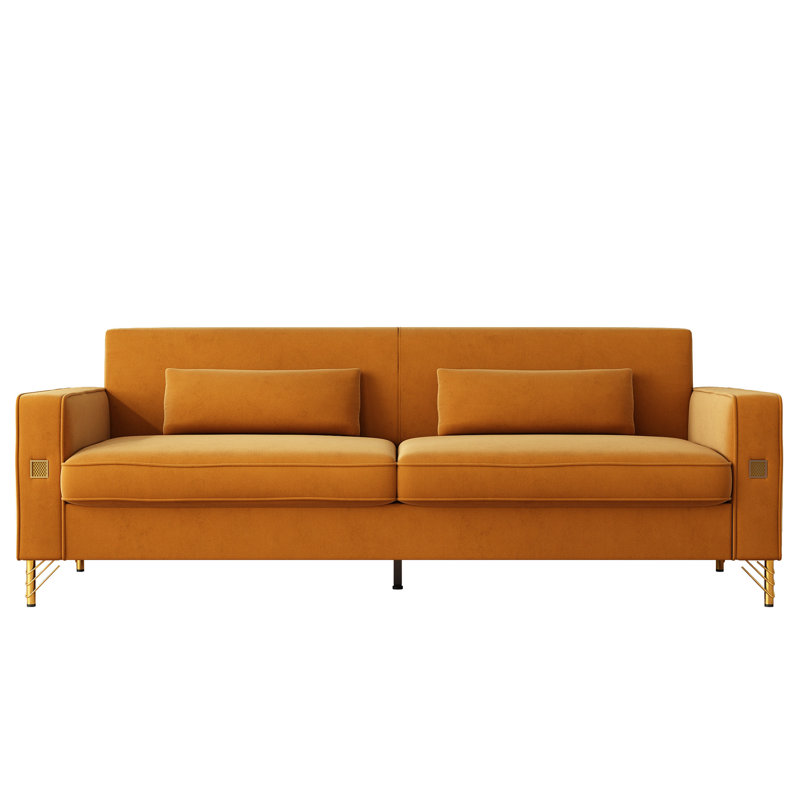 Canapé moderne en velours 3 - captivant avec sa couleur riche, luxueuse, opulence et confort