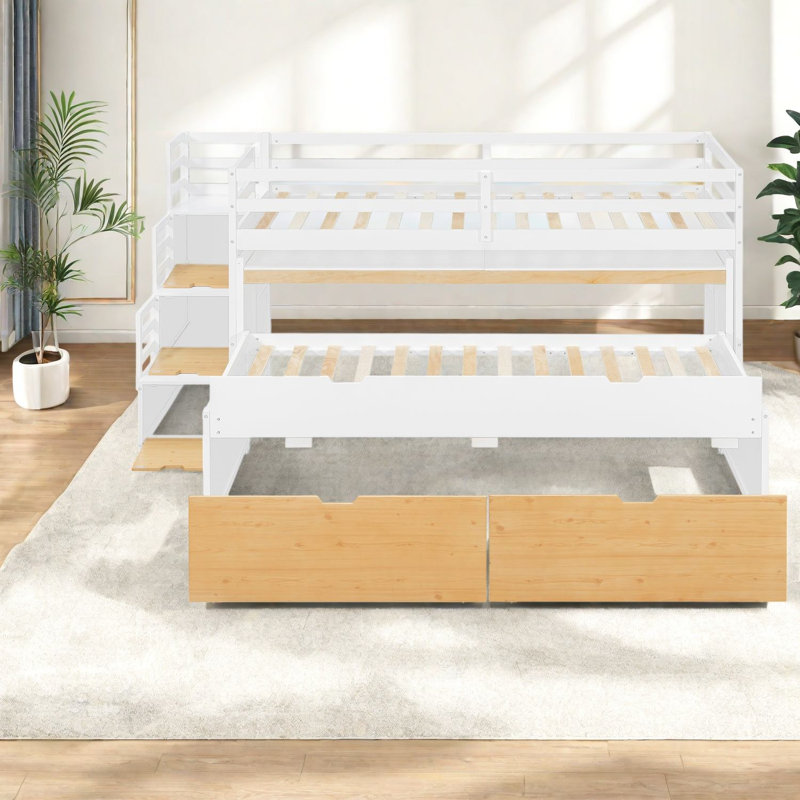 Lits multifonctionnels avec rangement, loft moderne en bois aggloméré pour la maison