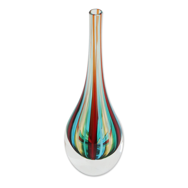 Vase de plancher en verre Aneesaa