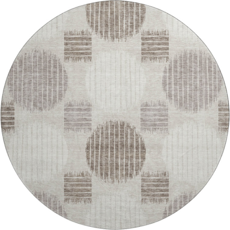 Premium Machine Washable Prisco Beige Rug