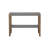 Aston 6 Piece Dining Set With 42"W Dining Table Four 15"W Square Stools And 1 Buffet Console Table