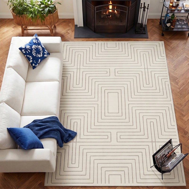Area Rug, Beige, 160 x 230 cm