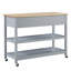 Newhaven Solid Wood Bar Cart-1122840515