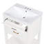 Meuble-lavabo 24 po avec lavabo supérieur, meuble-lavabo moderne avec 2 tiroirs et meuble-lavabo simple-102299568