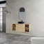 Meuble-lavabo mural 48 po avec lavabo d'art en céramique et 2 tablettes de rangement, porte à fermeture en douceur-451494701-450625022-450624993