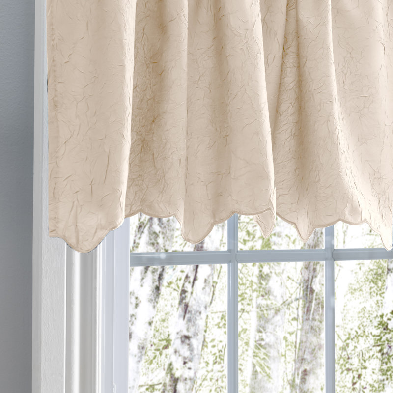 Paulisha Pointed Window Valance, Natural