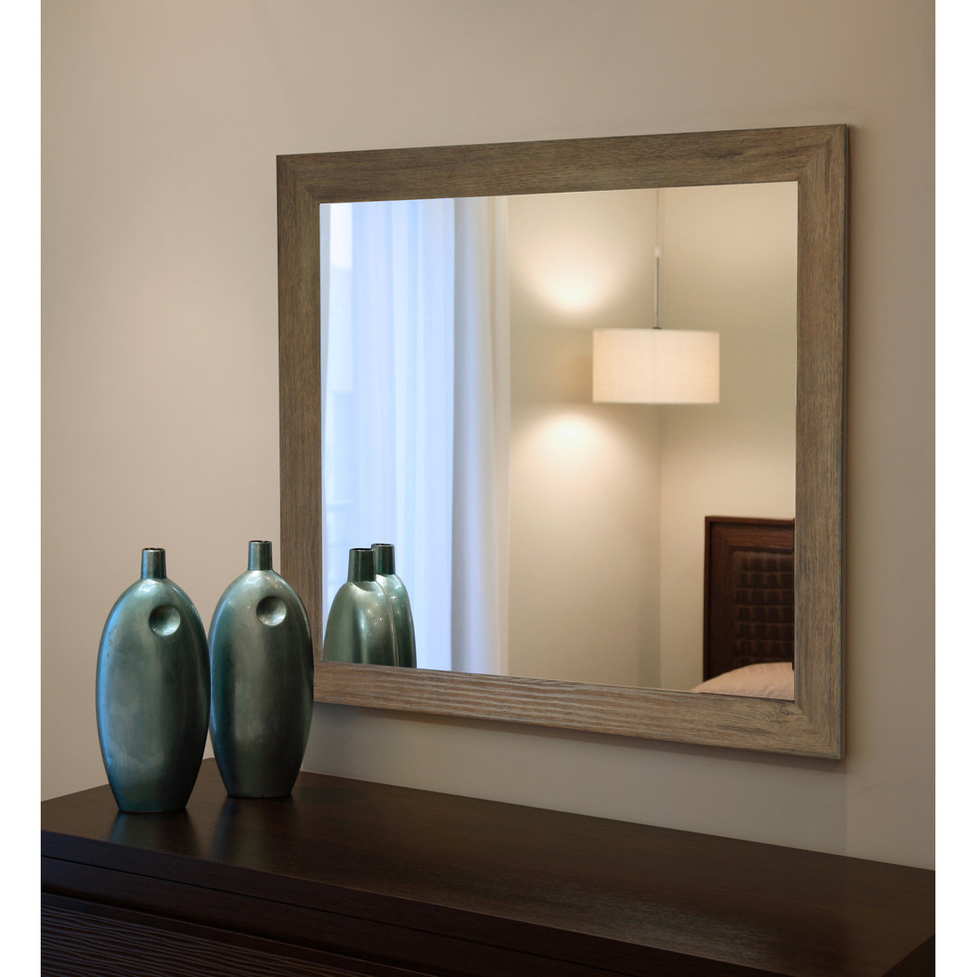 Machuca Engineered Wood Rectangle Wall Mirror Laurel Foundry Modern Farmhouse®