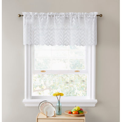 Snowden Chevron Tailored Window Valance