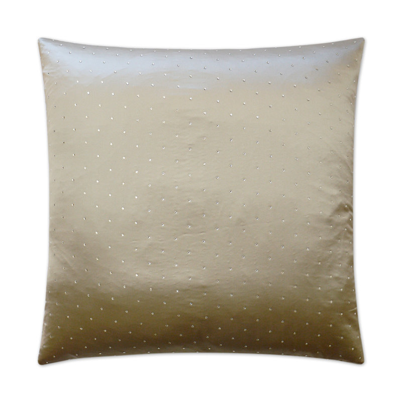 Milky Way Throw Pillow, Truffle, Square 22"
