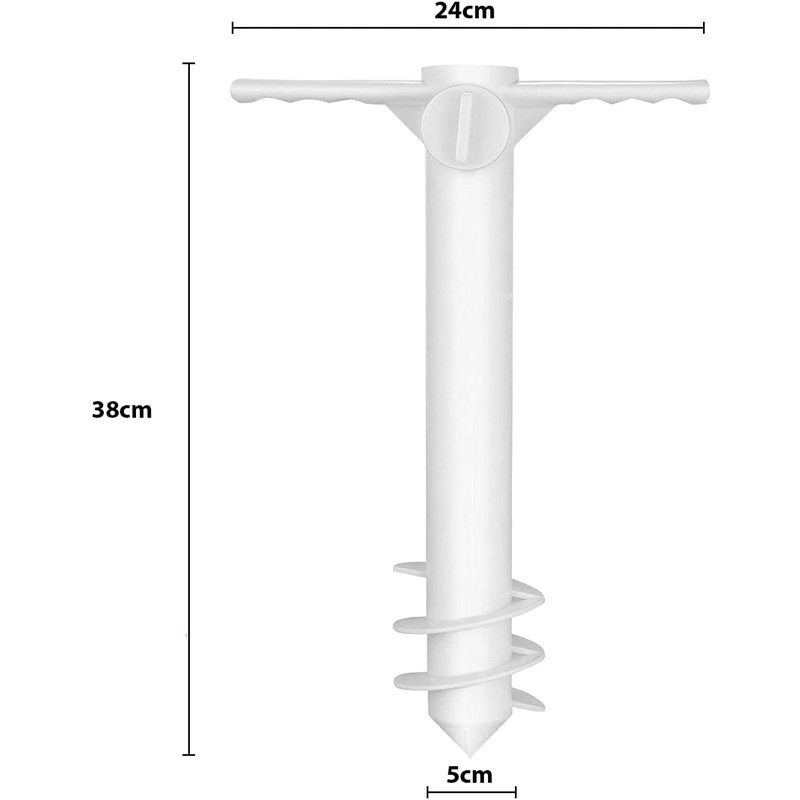 Westbroek 1.2kg Plastic In-Ground Umbrella Base