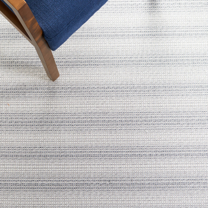 Augustine Ivory/Dark Grey Synthetic Boho-Mod 4'x6' Area Rug