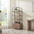 71’’ Arched Bookshelf with Cabinet