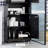 Tall Narrow Bathroom Storage Cabinet-1071885695