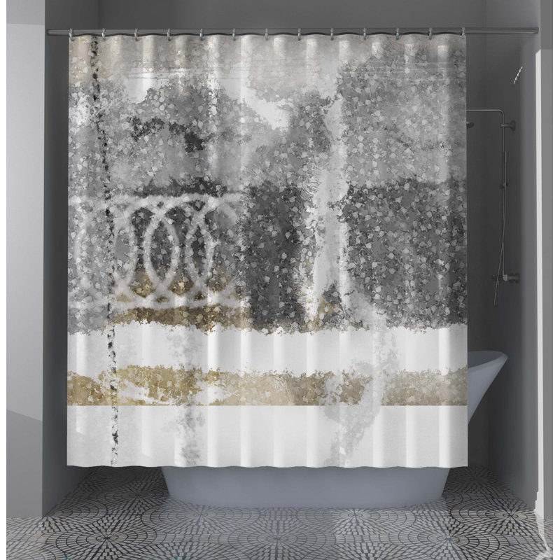 Abstract Shower Curtain