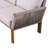 86.75'' Wide Acacia Patio Sofa with Cushions
