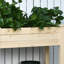 Akylah Wood Elevated Planter