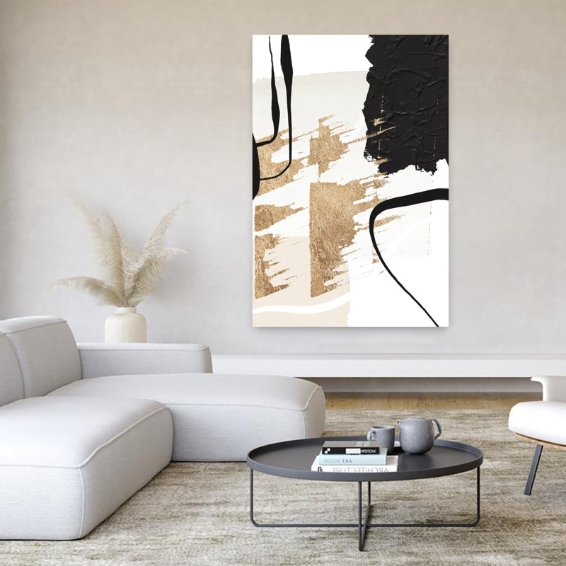 Art contemporain, art contemporain abstrait, H 60 po x l 40 po