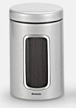 Storage tin "Metallic grey"