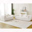 Canapé moderne sans os avec deux coussins décoratifs circulaires, tissu en polyester à poils longs texturé litchi doux pour la peau, canapé en mousse à carreaux