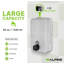 40 oz  Distributeur de savon liquide manuel vertical en acier inoxydable