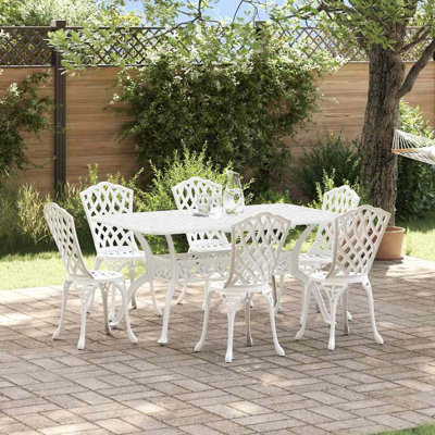 6 - Person Patio Dining Set Rectangular Table