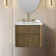 Liljan 24'' Wall-Mounted Single Bathroom Vanity with Engineered Stone Top