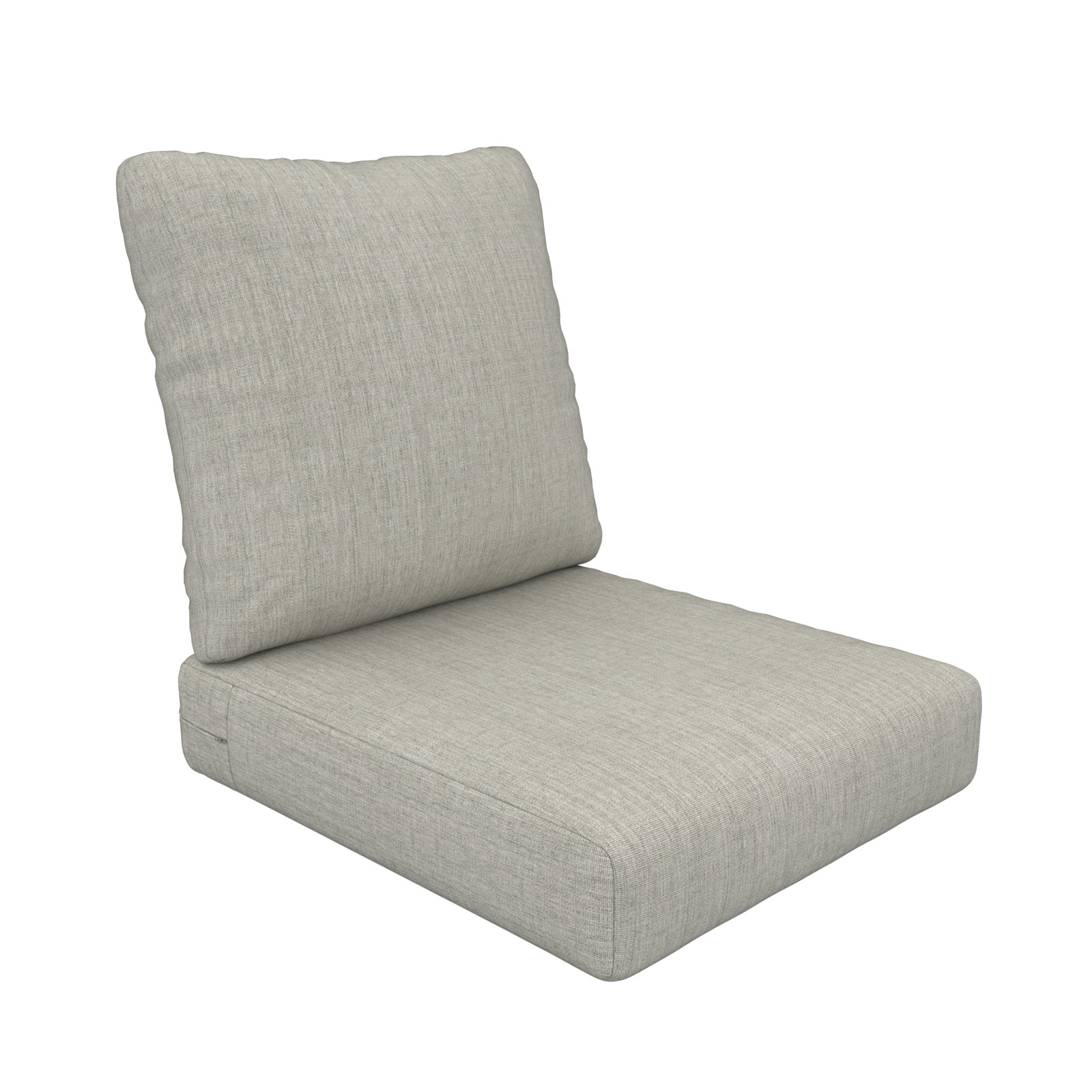 Amala 22" Sunbrella® Seat and Back Cushion, Canvas Granite Sunbrella® Canvas