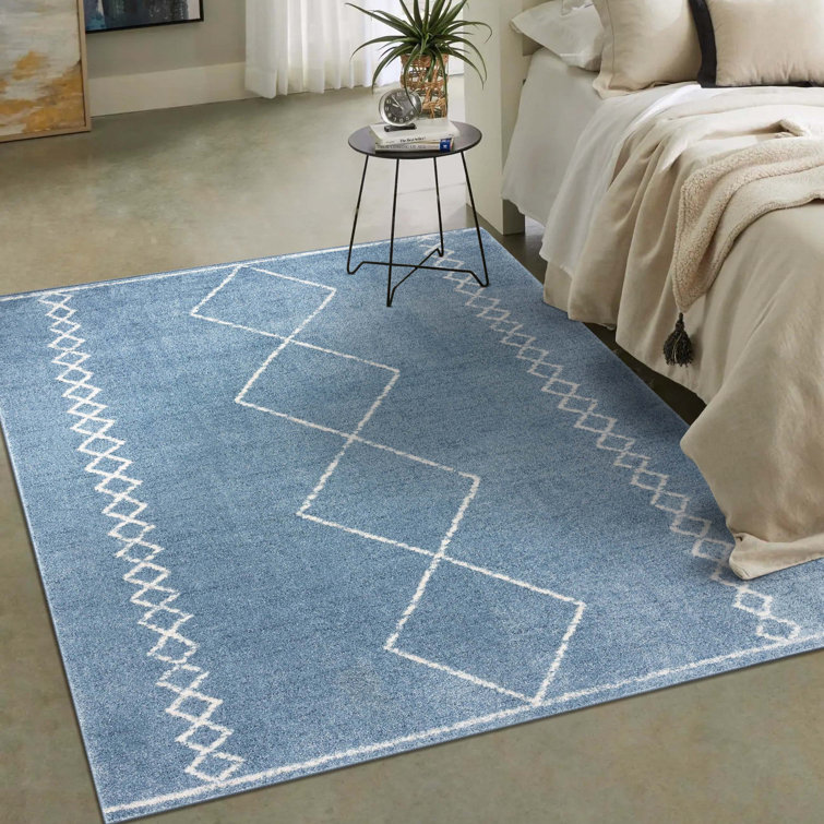 Tapis bleu Adileni