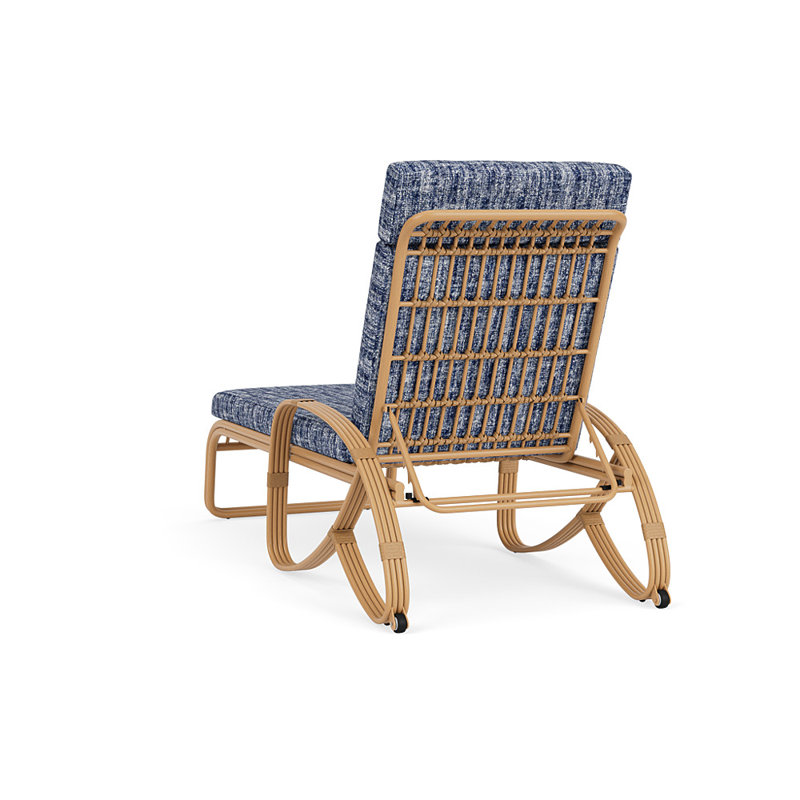 Riviera Outdoor Chaise Lounge, Visions Cobalt