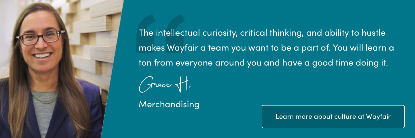 profile of Wayfair employee named Grace