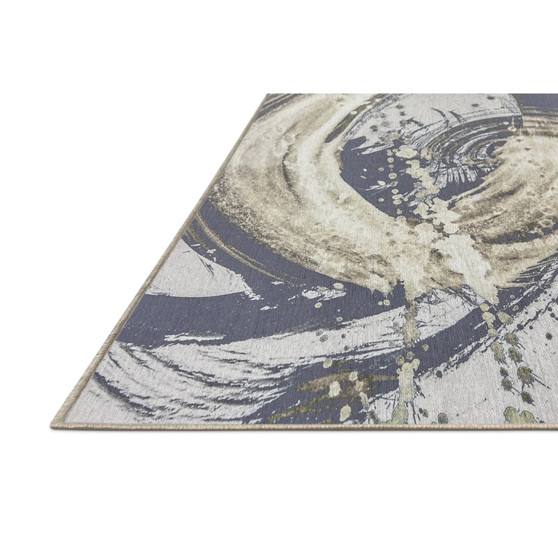 Tapis Eslee avec envers antidérapant, Carré 7 pi