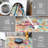 Abstract Machine Washable Rug with Rubber Backing for Living Room Modern Non-Slip Dining Room Rug Easy-Cleaning Colorful Floor Carpet for Bedroom Hallway Kitchen-1066701490