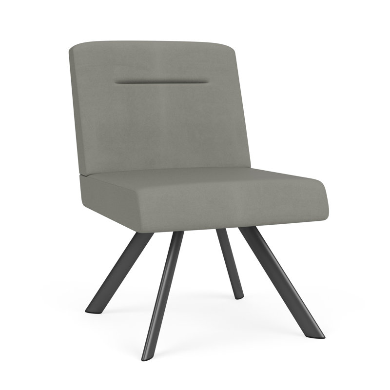 Fauteuil d'invité Willow, Gris anthracite, Patriot Plus