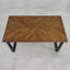 Tyree Oak Metal Base Dining Table-1521073141-1521073140