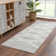 Gala Southwestern Shaggy Plush Grey/Beige/Cream Area Rug