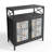 Dakota Fields Side Cabinet With Storage, Modern Free Standing Cabinet, Buffet Sideboard With Metal Base