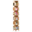 6-Tier 360° Rotating Bookshelf Storage Rack-963672145