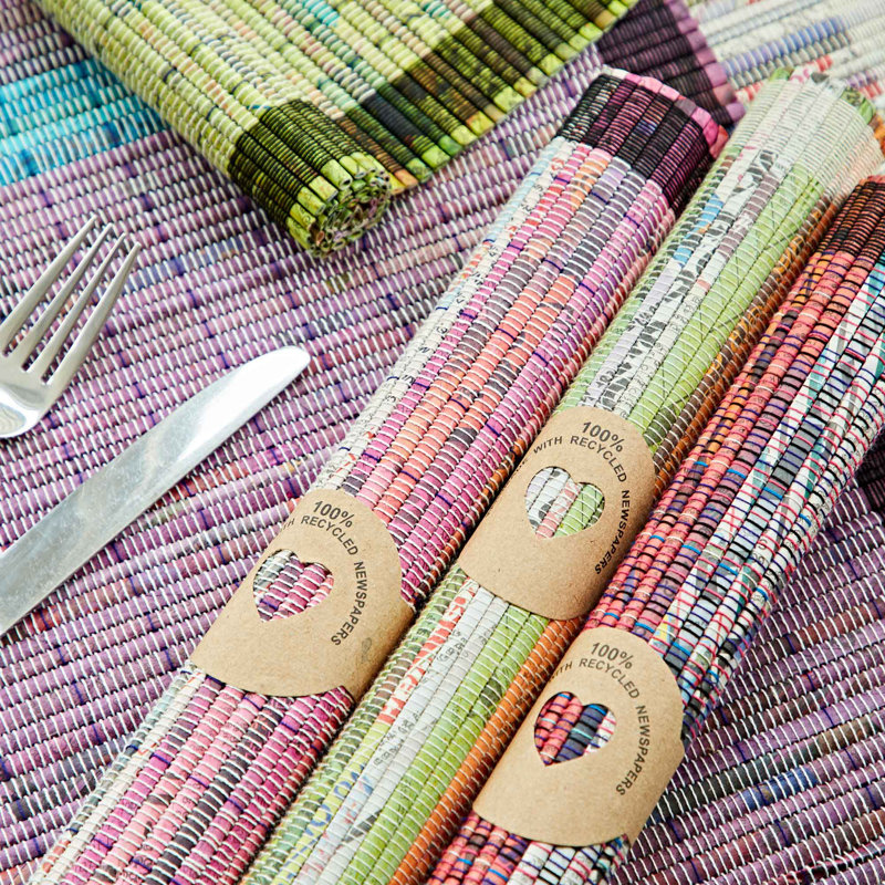 Striped Rectangle Placemat
