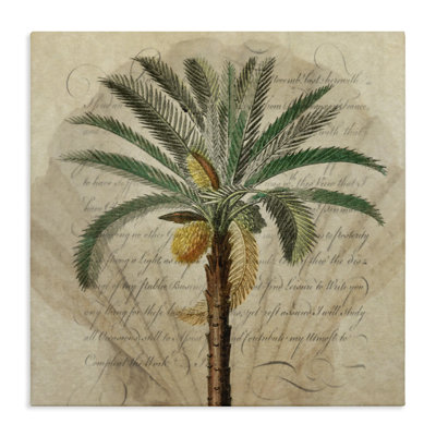 Toile de palmier vintage sobre, design par Steve Hunziker
