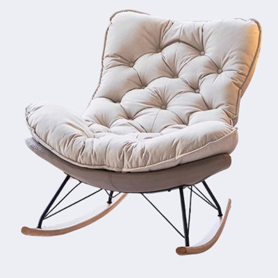 Chaise berçante décontractée de luxe