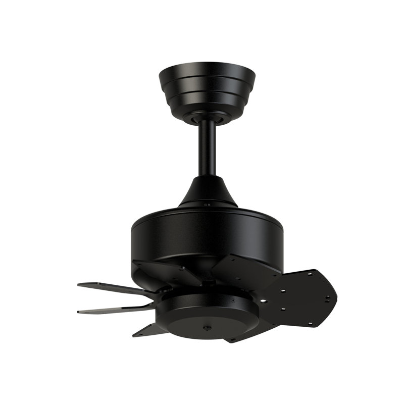 Levon Custom Indoor/Outdoor Smart Ceiling Fan DC Motor - Black, Black
